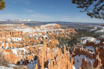 shots of different spots at bryce canyon in utah