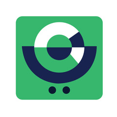 E Commerce Shopping Center eCommerce website Logo Design