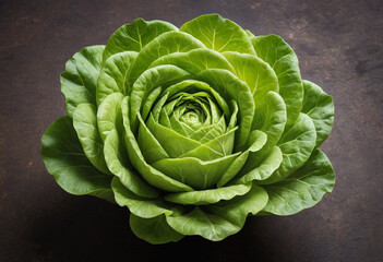 Fototapeta premium a lettuce in editorial photography