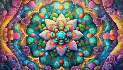 oil painting style abstract colorful background, pattern
