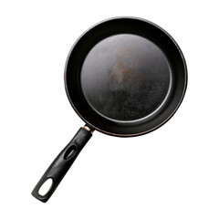 Frying pan. Isolated on transparent background.