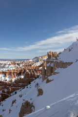 shots of different spots at bryce canyon in utah