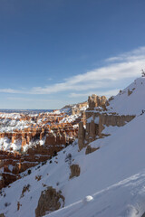 shots of different spots at bryce canyon in utah