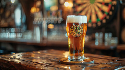 Darts, Bar, Beer, Pub, Fun [created with generative AI technology]