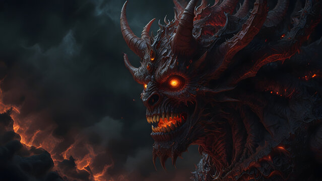 Realistic Demon Astaroth Artwork