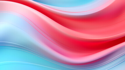Abstract Fluid Art in Vibrant Pink and Blue Tones
