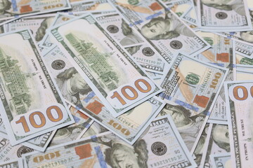 US dollar bills background 