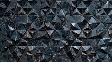 Geometric Textured Metallic Surface Design - obrazy, fototapety, plakaty