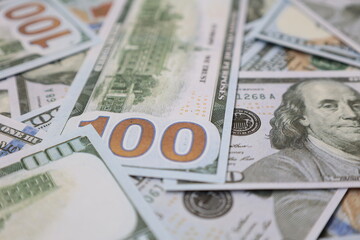 100 bills background 