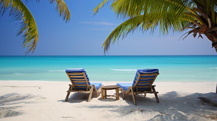 beach with trees and sky.