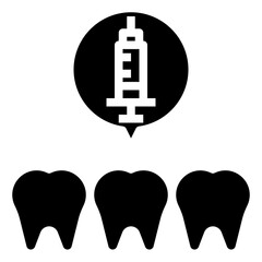 Obraz premium SYRINGE,Dentalcare,anesthesia,drug,teeth.svg