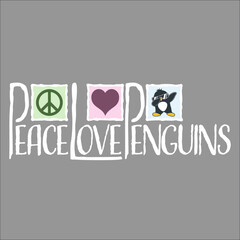 Love Peace Penguins Funny Dab Penguin Animal Lover Dabbing