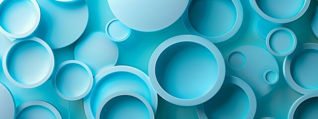 Circles and rings geometric backgrounds