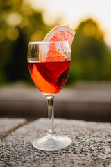 glass of wine
