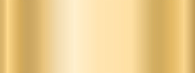 Metallic gold gradient. A banner with a metallic gradient texture. Vector EPS 10.