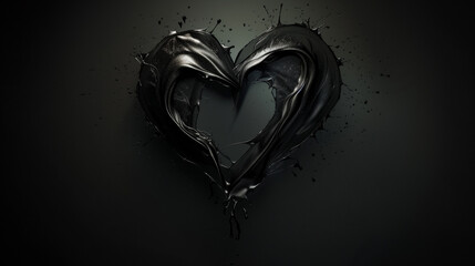 Heart Black | Love | Logo | Variations