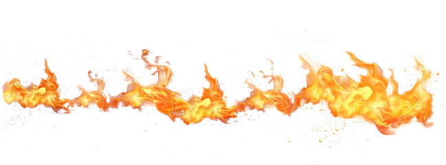 Fire flame on transparent background. For used on light backgrounds