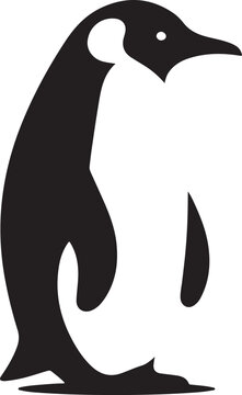 recommend clip art: simple silhouette of penguin 