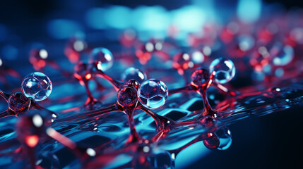 A captivating display of radiant spheres, softly illuminating the darkness around them.