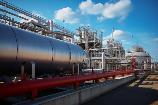 Oil and gas industrial,Oil refinery plant form industry