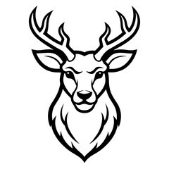 deer head icon vector illustration