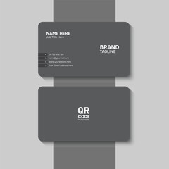 Vector modern and professional business card template design