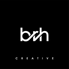 BRH Letter Initial Logo Design Template Vector Illustration	