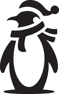 recommend clip art: simple silhouette of penguin 