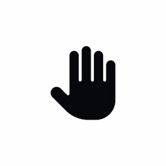 Hand Palm Stop Gesture icon