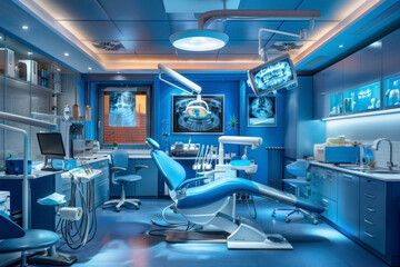Stomatology. Dentistry. Medicine, medical equipment and stomatology concept.