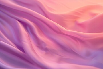Abstract flowing pastel pink and purple silk fabric, giving it a sense of movement and fluidity