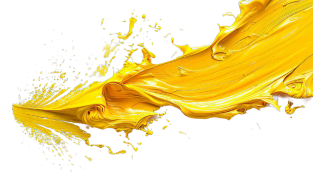 Yellow Splash Paint