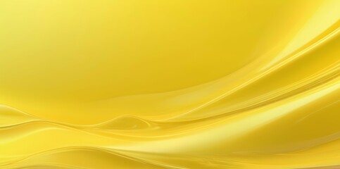 Obraz premium Holographic yellow waves background