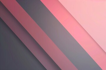 Obraz premium Modern abstract background with diagonal pink and gray stripes