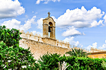 Views of the beautiful Monumental Complex of La Alcazaba in Almeria, Spain	