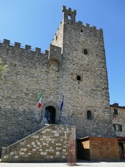 La forteresse du village de Castellina in Chianti en Toscane