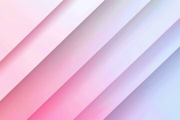 Fototapeta premium Soft pastel gradient background with diagonal lines in pink and blue colors