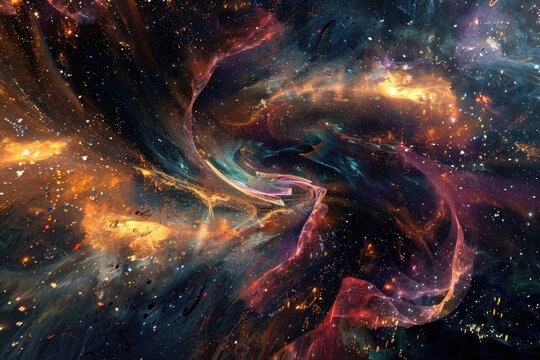 A stunning image of a galaxy with stars and nebulas. Perfect for space-themed projects
