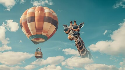 Pilot Giraffe are standing side by side, towering above the savannah landscape. Their long necks and spotted coats stand out against the horizon. - 783263061