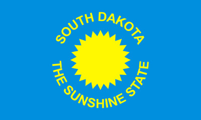 Flag of South Dakota (1909 1963)