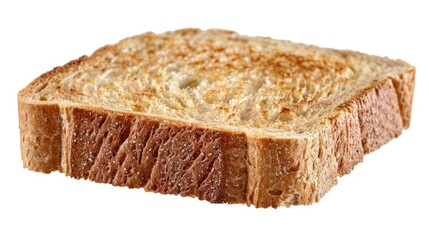 A piece of bread on a table, suitable for food concepts