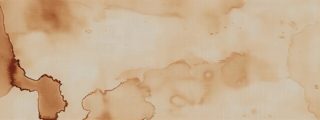 Fototapeta premium Old paper has water stains.
