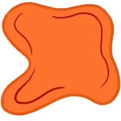 illustration of an orange