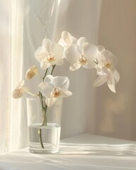 orchid in a vase