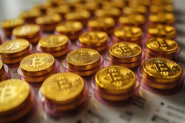 coins stack as pills, concept of stock market exchange or financial technology