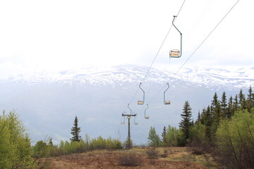Ski lift in Norway