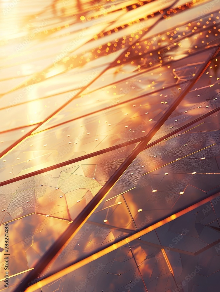 Poster kaleidoscopic sunlight filter pattern abstract artistic image concept texture