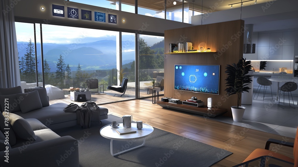 Poster A smart home environment with interconnected IoT devices