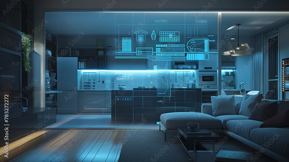 Poster A smart home environment with interconnected IoT devices