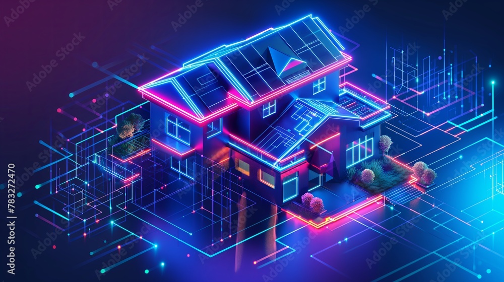Poster A smart home environment with interconnected IoT devices